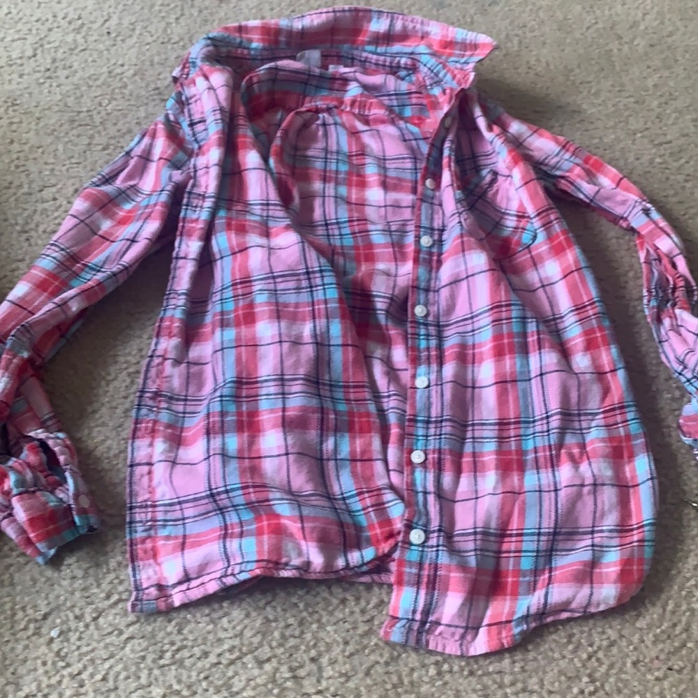 Gap Plaid Flannel Girls